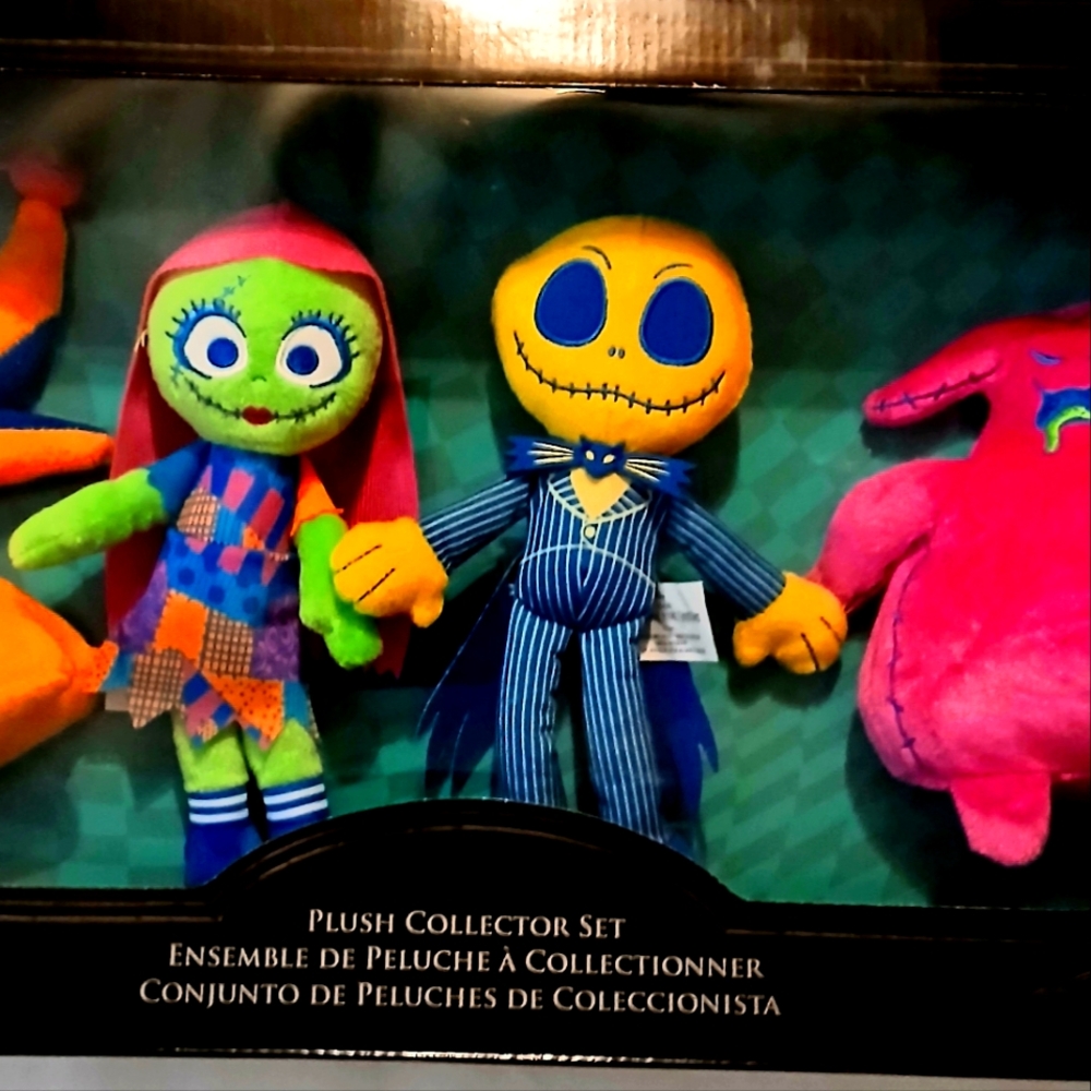 Disney Just Play Tim Burton's Nightmare Before Christmas Plush Collector Set NIB